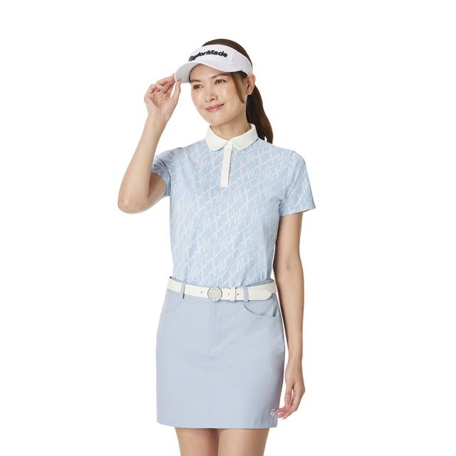 テーラーメイド(TAYLORMADE)ゴルフウェア スクリプトグラフィック 半袖ポロシャツ M24188-TL800(Lady…
