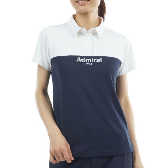 アドミラル ゴルフ(Admiral GOLF)ゴルフウェア 吸水速乾 接触冷感 カラタッチプラス 半袖ポロシャツ ADLA62…