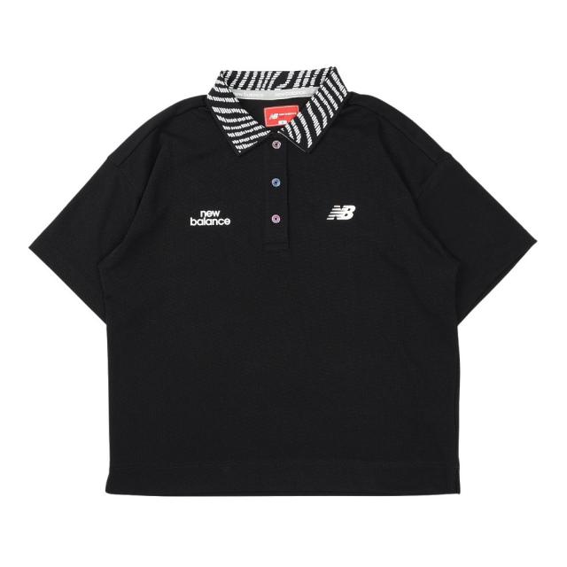【ポイント5％！5/3 21:00〜22:59限定】ニューバランス(new balance)ゴルフウェア 半袖ビッグポロシャツ 012-6160501-010(Lady’s)