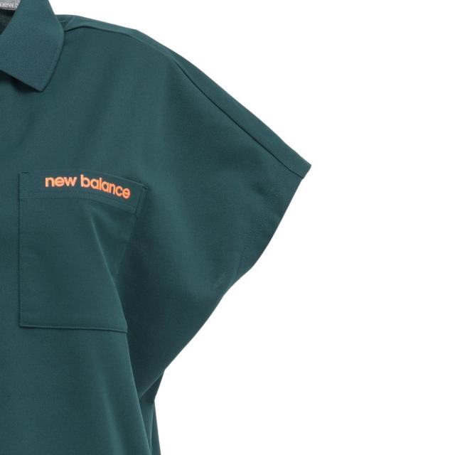 ニューバランス(new balance)ゴルフウェア ハーフジップ BIG 半袖ポロシャツ 012-6160502-130(L…_5