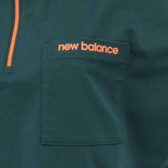 ニューバランス(new balance)ゴルフウェア ハーフジップ BIG 半袖ポロシャツ 012-6160502-130(L…_9
