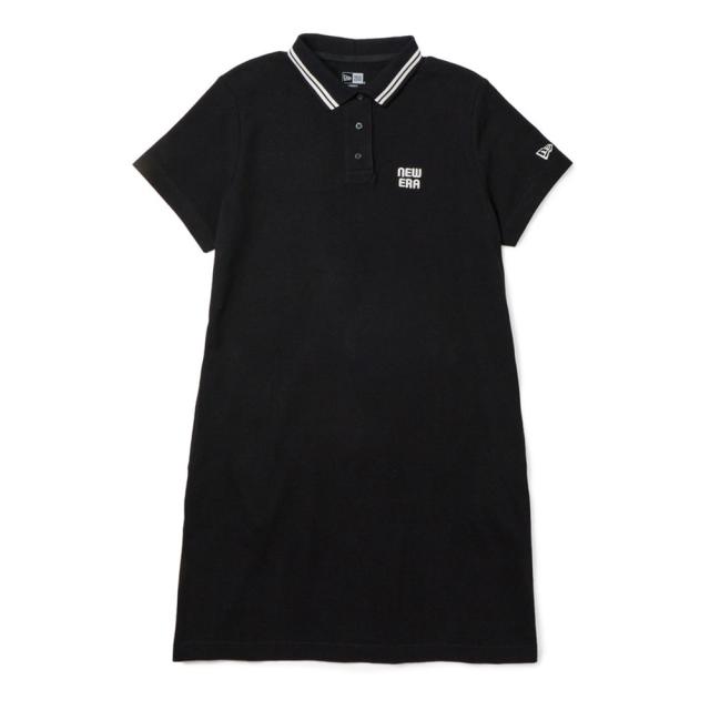 ニューエラ(NEW ERA)ゴルフウェア 半袖 ポロワンピース 鹿の子 14859864(Lady’s)