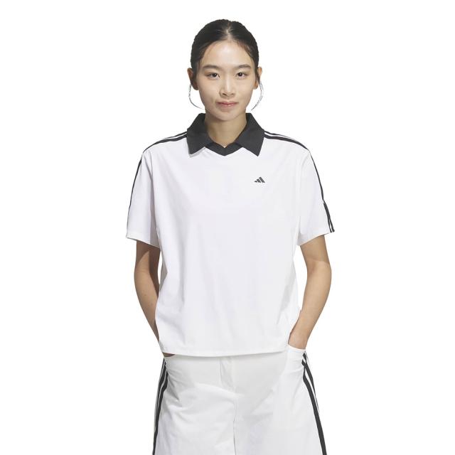 アディダス(adidas)ゴルフウェア 半袖 3ST CTスキッパーウーブンポロシャツ DD161-KD7206W(Lady’…