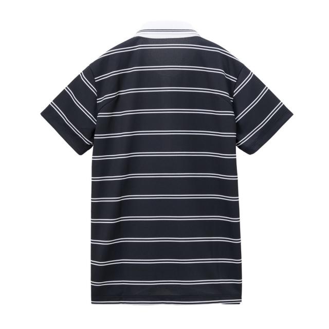 【ポイント5％！5/3 21:00〜22:59限定】ルコックスポルティフ(lecoqsportif)ゴルフウェア ボーダー半袖シャツ LG6SHS00L NV00(Lady’s)_1