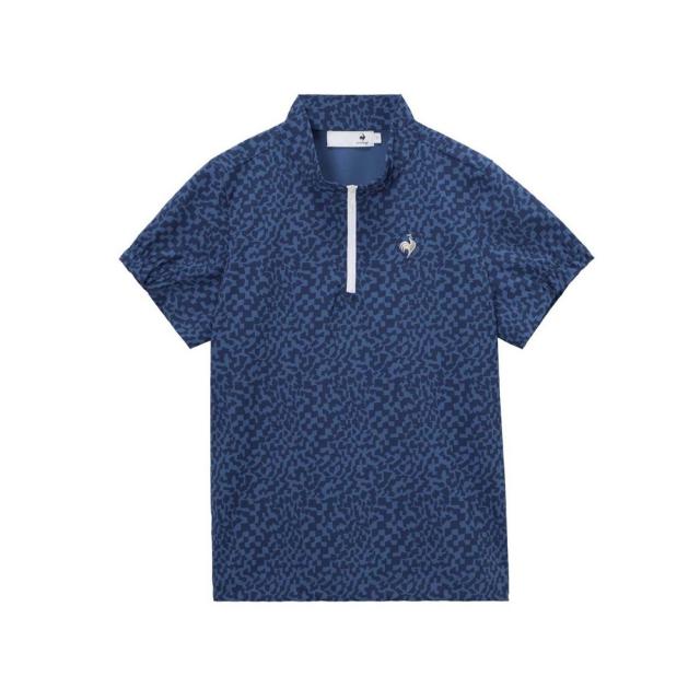 ルコックスポルティフ(lecoqsportif)ワイドシルエット モックネックシャツ LG6SHS81L NV00(Lady’…