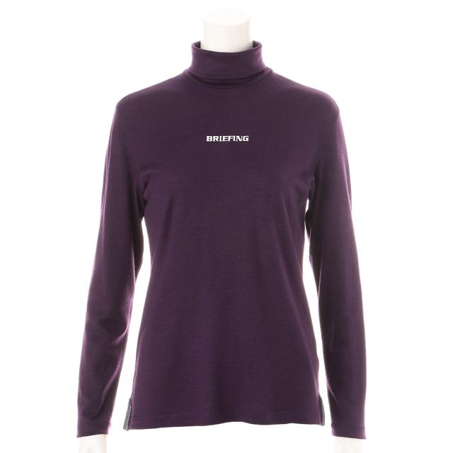 ブリーフィング(BRIEFING)ゴルフウェア ウールタートルネックシャツ BRG223W28-080(Lady’s)