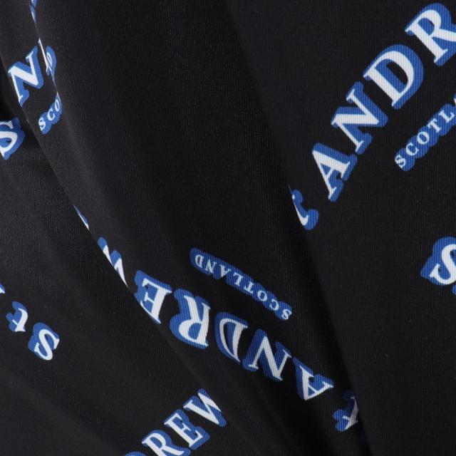 セントアンドリュース(ST.ANDREWS)ゴルフウェア 吸水速乾 クロッシングロゴプリント 半袖ハイネック 043-3167…_8