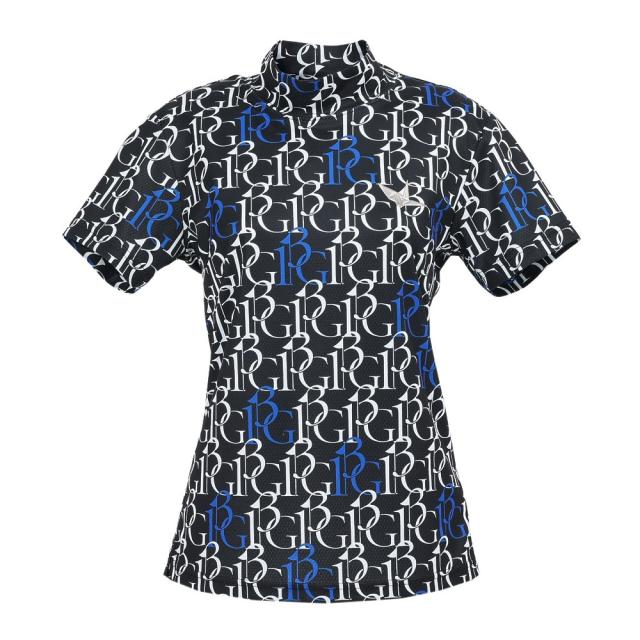 ウノ ピゥ ウノ ウグァーレ トレ(1PIU1UGUALE3)ゴルフ 半袖 モックネック シャツ 113G GST181 BL…