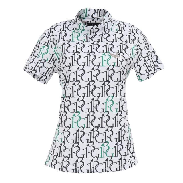 ウノ ピゥ ウノ ウグァーレ トレ(1PIU1UGUALE3)モックネック レディース ゴルフ 半袖 113G GST181 …