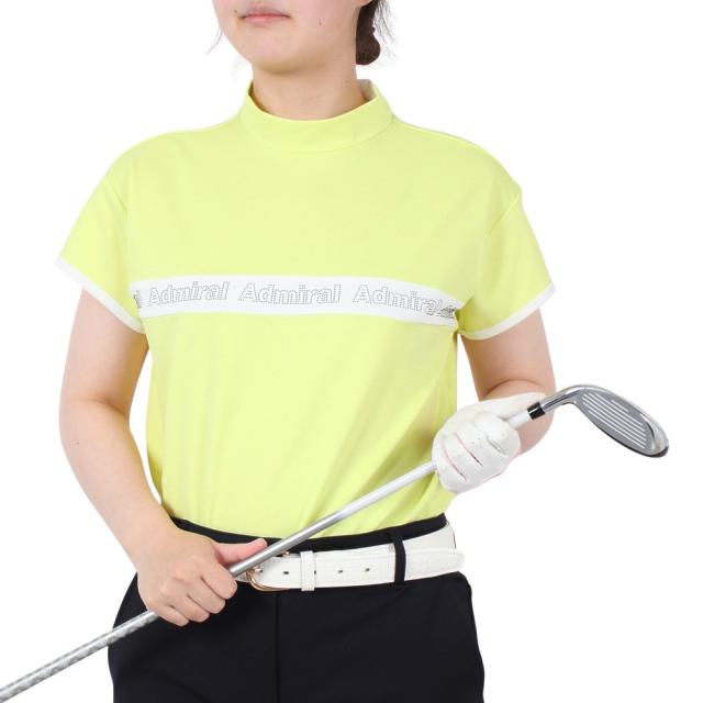 アドミラル ゴルフ(Admiral GOLF)ゴルフウェア 吸水速乾 半袖 ドロストヘム カノコモックシャツ ADLA527-…