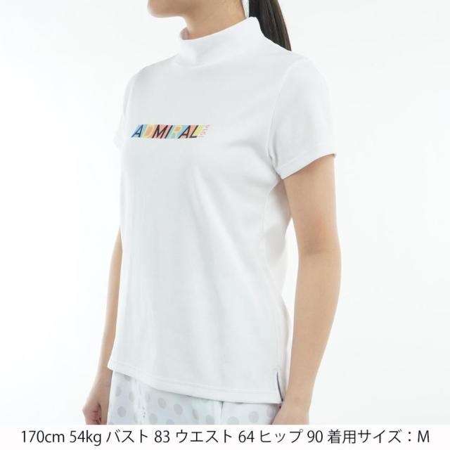 アドミラル ゴルフ(Admiral GOLF)ゴルフウェア 半袖 カラタッチ ドライモックシャツ ADLA532-WHT(La…_1