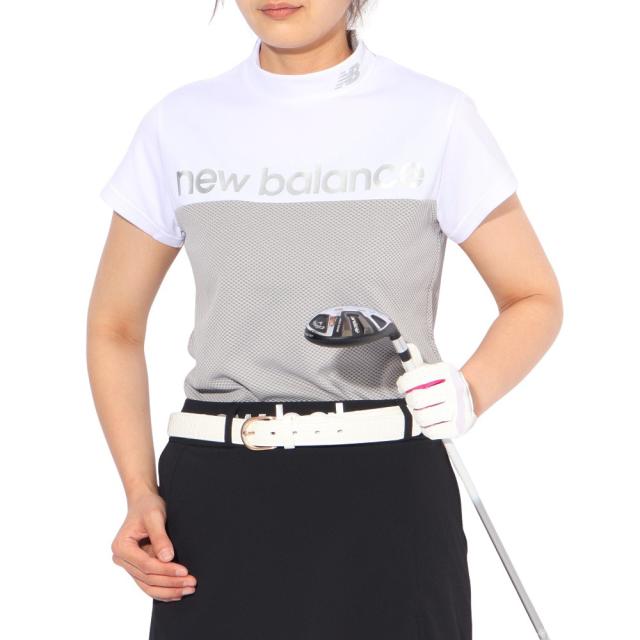 ニューバランス(new balance)ゴルフウェア 吸水速乾 半袖 モックネック プルオーバー 012-5166503-03…
