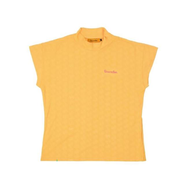 レザレクション(Resurrection)ゴルフウェア 吸水速乾 半袖 GMエンボスモックネック BE12IN05W(Lady…