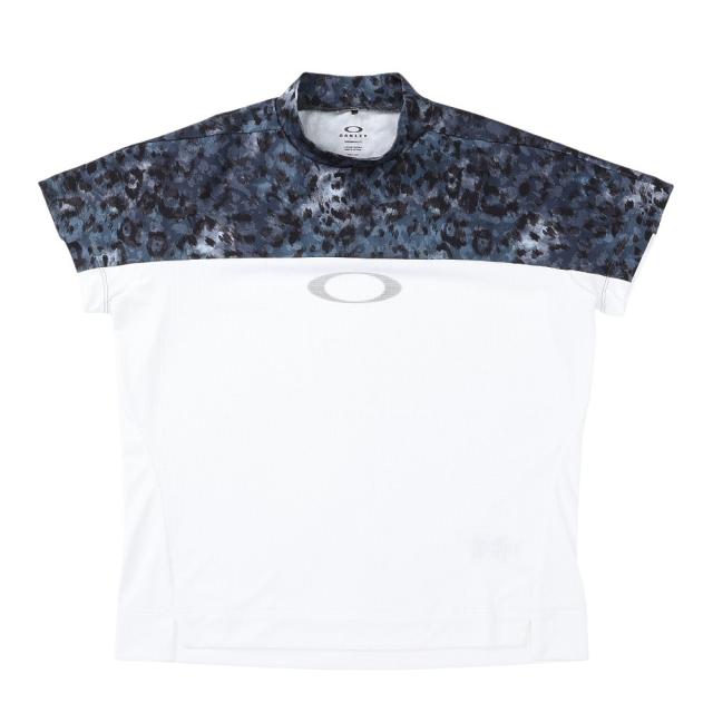 【ポイント5％！5/3 21:00〜22:59限定】オークリー(OAKLEY)ゴルフウェア 吸汗速乾 半袖 ELEVATE SPOTTED モックネックシャツ FOA500925…