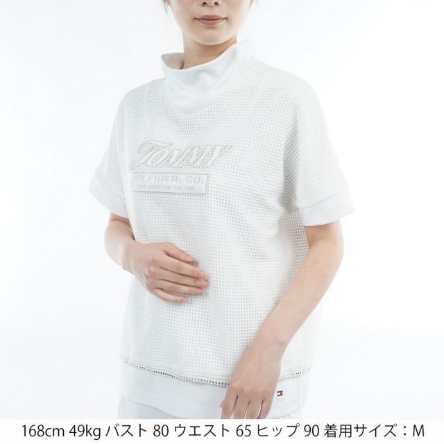 トミーヒルフィガーゴルフ(TOMMY HILFIGER GOLF)ゴルフ メッシュレイヤード モックネック 半袖シャツ THL…_1