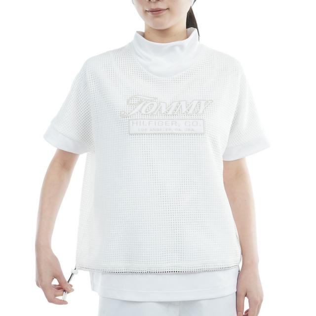 トミーヒルフィガーゴルフ(TOMMY HILFIGER GOLF)ゴルフ メッシュレイヤード モックネック 半袖シャツ THL…