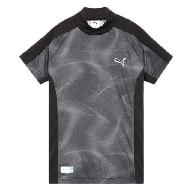 【ポイント5％！5/3 21:00〜22:59限定】プーマ(PUMA)ゴルフ 半袖 ゴルフ シャドウキャット ジク 半袖 モックネック シャツ 638067-01(Lady’s)