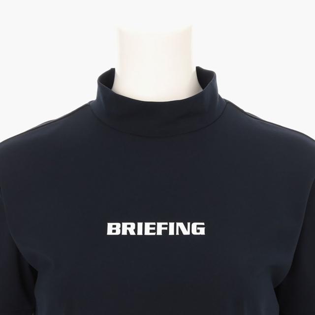 【ポイント5％！5/3 21:00〜22:59限定】ブリーフィング(BRIEFING)モックネック ゴルフ 半袖 TOUR ハイネック BBG261W03-NVY(Lady’s)_2