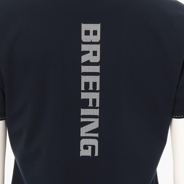 【ポイント5％！5/3 21:00〜22:59限定】ブリーフィング(BRIEFING)モックネック ゴルフ 半袖 TOUR ハイネック BBG261W03-NVY(Lady’s)_6