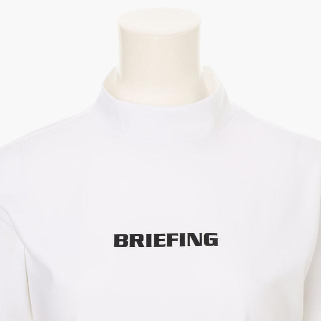 【ポイント5％！5/3 21:00〜22:59限定】ブリーフィング(BRIEFING)モックネック ゴルフ 半袖 TOUR ハイネック BBG261W03-WHT(Lady’s)_2