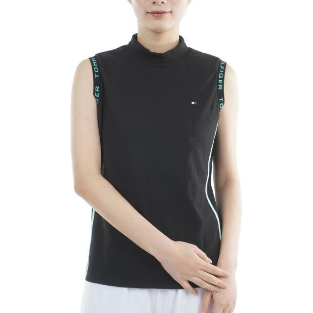 トミーヒルフィガーゴルフ(TOMMY HILFIGER GOLF)ゴルフ 半袖 ストレッチコードピケ ノースリーブモックシャツ…
