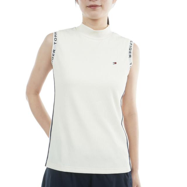 トミーヒルフィガーゴルフ(TOMMY HILFIGER GOLF)ゴルフ 半袖 ストレッチコードピケ ノースリーブモックシャツ…