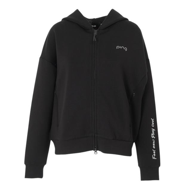 ピン(PING)ゴルフウェア パーカー ダンボールニット スウェット フルジップフーディー 622-4262802-010(L…