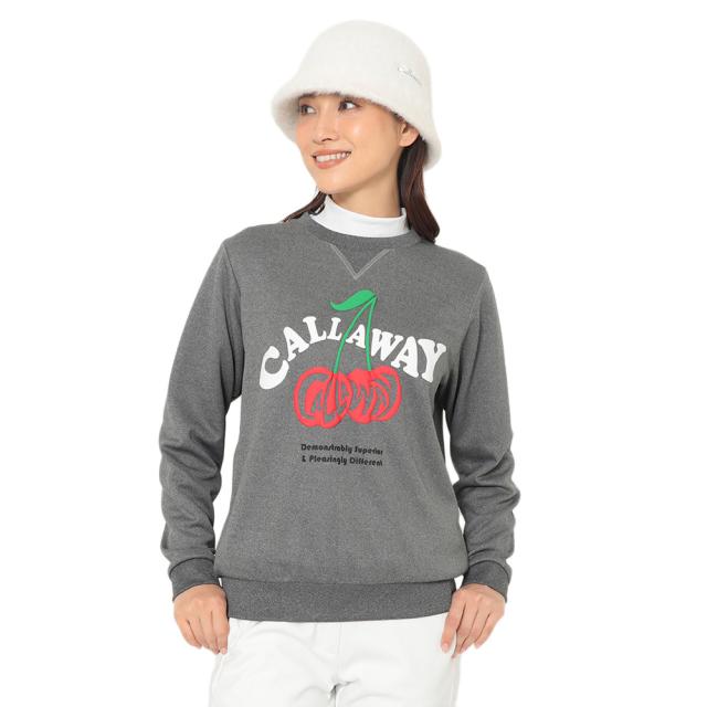 キャロウェイ(CALLAWAY)ゴルフウェア ダブルニットクルーネックスウェット C25217205-1021(Lady’s) 6,397円