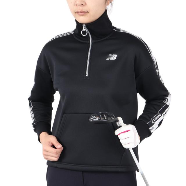 ニューバランス(new balance)ゴルフウェア 長袖 スウェット ハーフジップ プルオーバー 012-4262504-0…