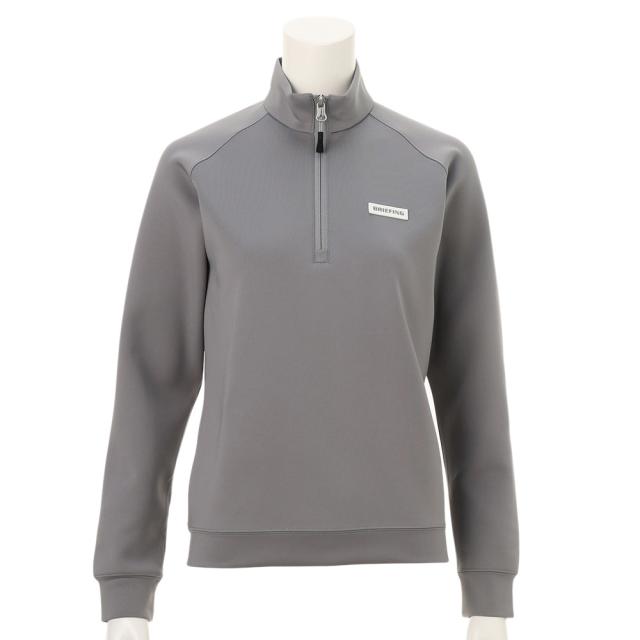 ブリーフィング(BRIEFING)ゴルフウェア 3Dロゴハーフジップニット BBG221W05-014(Lady’s)