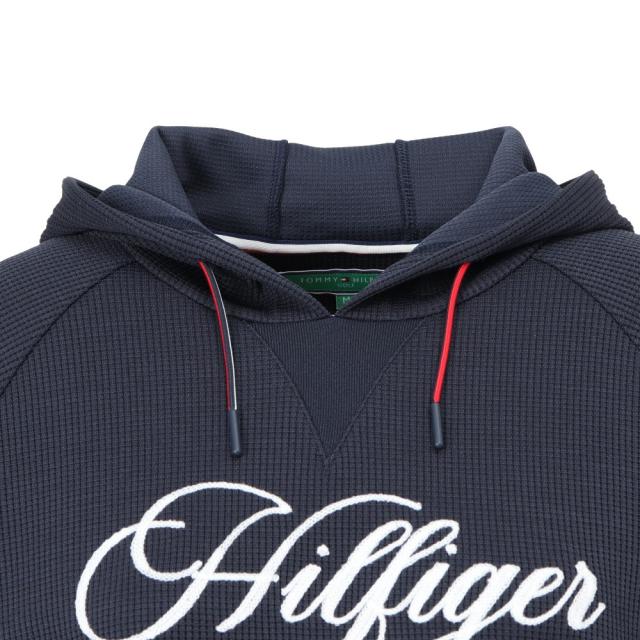 トミーヒルフィガーゴルフ(TOMMY HILFIGER GOLF)ゴルフウェア 長袖パーカー ワッフルスウェット フーディー …_4