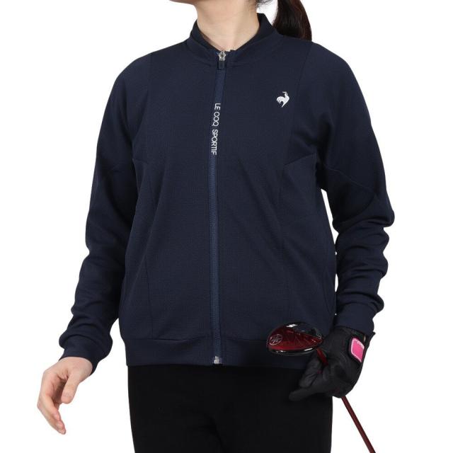 ルコックスポルティフ(lecoqsportif)ゴルフウェア フルジップスウェットシャツ LG5SSW50L NV00(Lad…