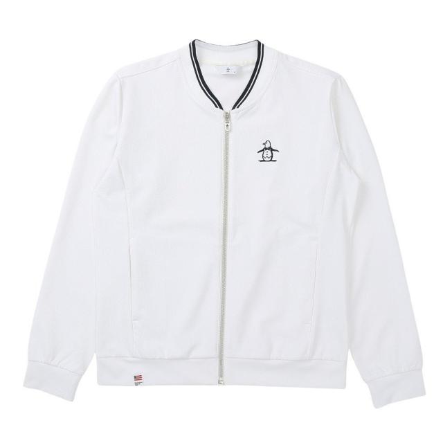 マンシング(MUNSING)ゴルフウェア 吸汗速乾 長袖 前開きカットソー MG6SSW21L WH00(Lady’s)_2