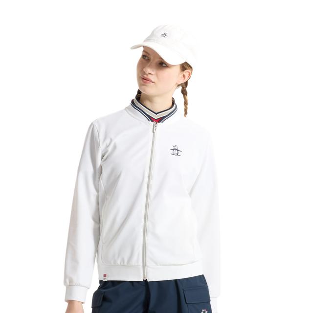 マンシング(MUNSING)ゴルフウェア 前開きカットソー MG6SSW21L WH00(Lady’s)