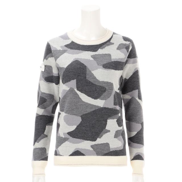 ブリーフィング(BRIEFING)ゴルフウェア カモジャガードクルーネックニット BRG223W43-000(Lady’s)