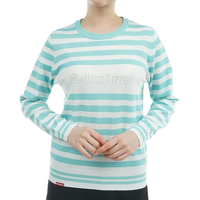 アドミラル ゴルフ(Admiral GOLF)ゴルフウェア 静電気軽減 ドライタッチ 長袖セーター ADLA504-MGRN(…