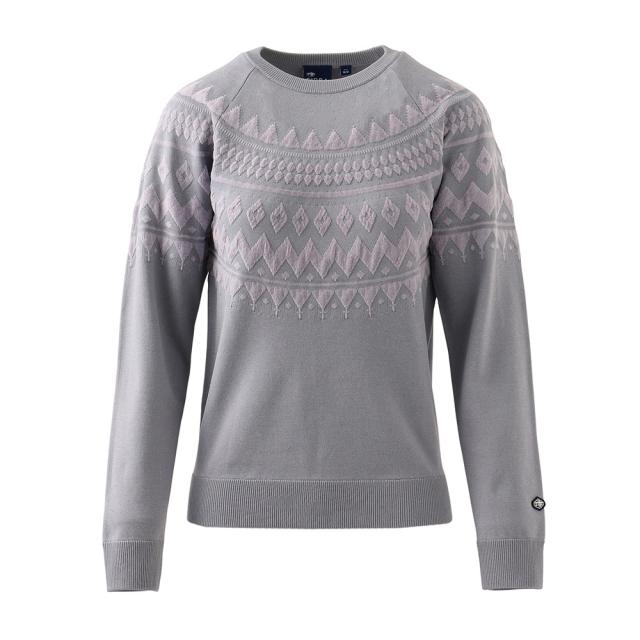 【ポイント5％！2/23 21:00〜22:59限定】フィドラ(FIDRA)ゴルフウェア 保温 長袖ニット FD5UUJ14 SAX(Lady’s)