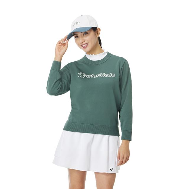 テーラーメイド(TAYLORMADE)ゴルフウェア チェーンステッチロゴ 長袖セーター M24145-TL786(Lady’s)