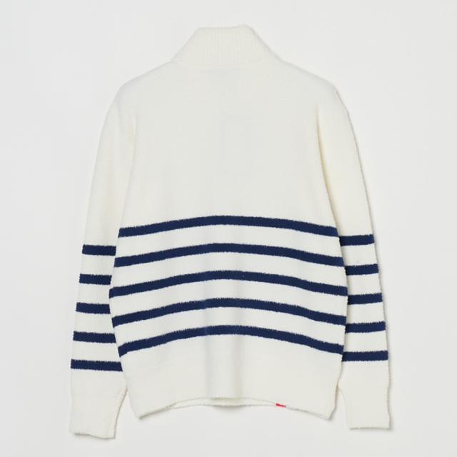 ROSASEN(ROSASEN)ゴルフウェア 長袖 ハーフジップ ボーダーニット 045-14013-25AW-005(Lad…_1