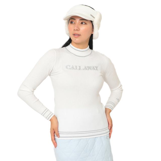 キャロウェイ(CALLAWAY)ゴルフウェア ハイネック長袖リブニット C25218203-1030(Lady’s)