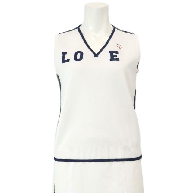 アルチビオ(archivio)ゴルフウェア LOVE バックメッシュベスト A458220-196(Lady’s)