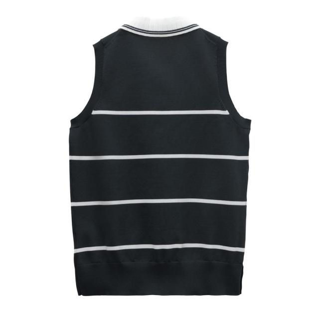 【ポイント5％！5/3 21:00〜22:59限定】ルコックスポルティフ(lecoqsportif)ゴルフウェア 2WAYニットベスト LG6SVE50L NV00(Lady’s)_1