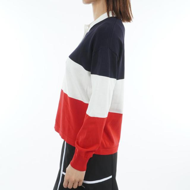 トミーヒルフィガーゴルフ(TOMMY HILFIGER GOLF)ゴルフウェア ラガー 長袖ニットシャツ THLA553-TR…_2