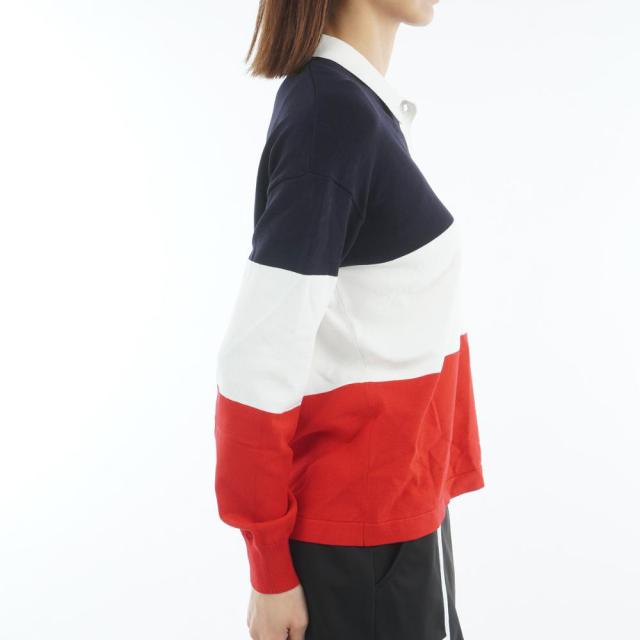 トミーヒルフィガーゴルフ(TOMMY HILFIGER GOLF)ゴルフウェア ラガー 長袖ニットシャツ THLA553-TR…_4