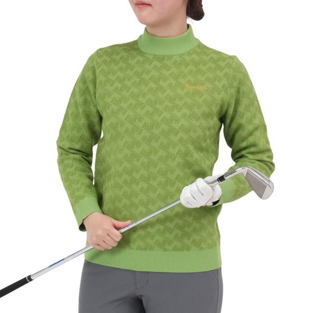 レザレクション(Resurrection)ゴルフウェア 長袖セーター BD34KN22 LGRN(Lady’s)