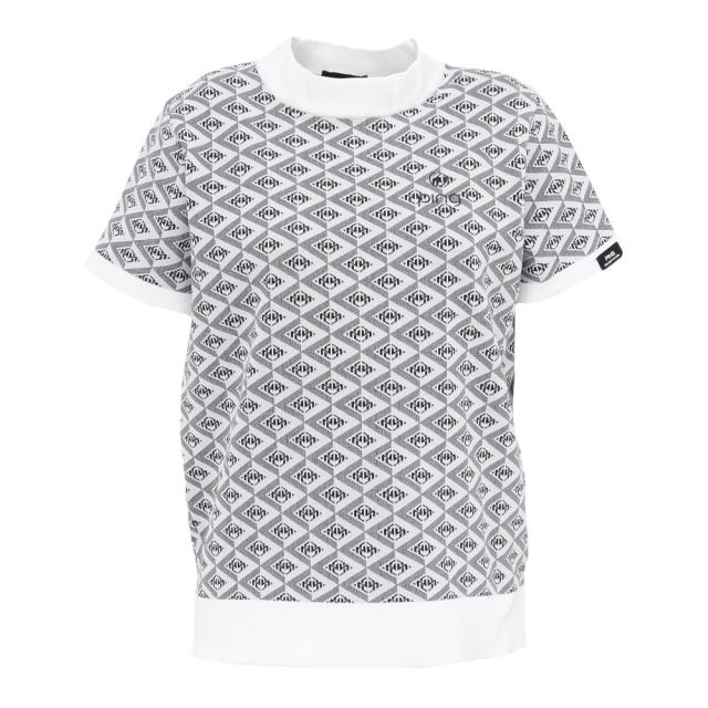 ピン(PING)ゴルフウェア AZモノグラム ジャカード 半袖ハイネックネックニット 622-6175200-030(Lady… 6,468円