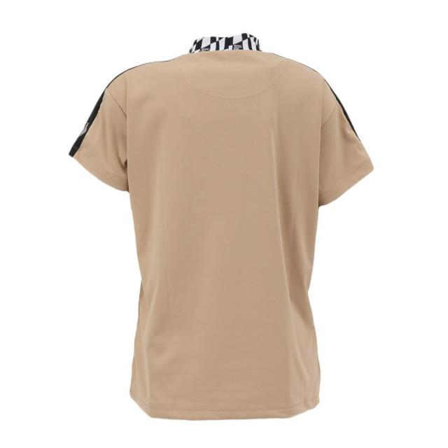 ルコックスポルティフ(lecoqsportif)ゴルフウェア 吸汗速乾 ワイドフィット モックネック半袖シャツ LG5SHS5…_2