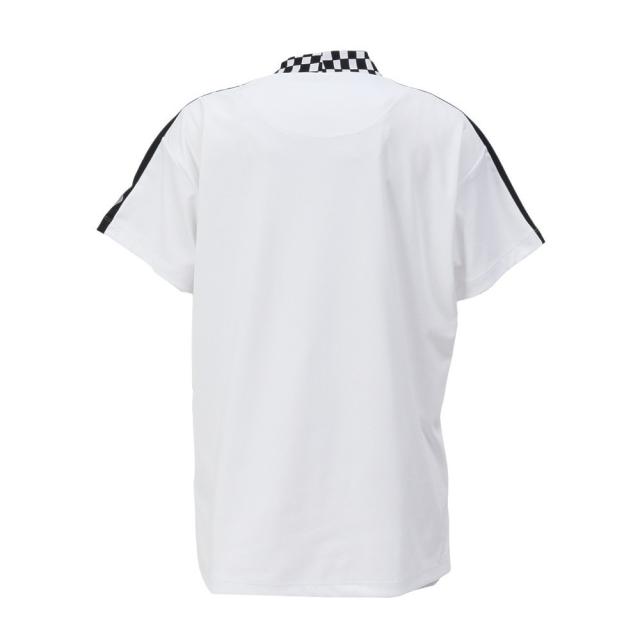 ルコックスポルティフ(lecoqsportif)ゴルフウェア 吸汗速乾 ワイドフィット モックネック半袖シャツ LG5SHS5…_2