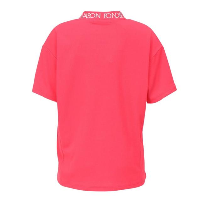 ルコックスポルティフ(lecoqsportif)ゴルフウェア 吸汗速乾 ワイドシルエット モックネック半袖シャツ LG5SHS…_2