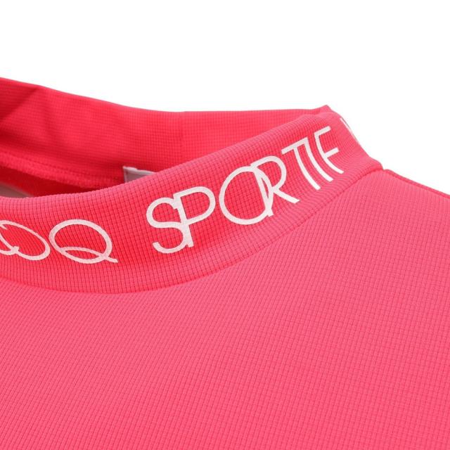 ルコックスポルティフ(lecoqsportif)ゴルフウェア 吸汗速乾 ワイドシルエット モックネック半袖シャツ LG5SHS…_7